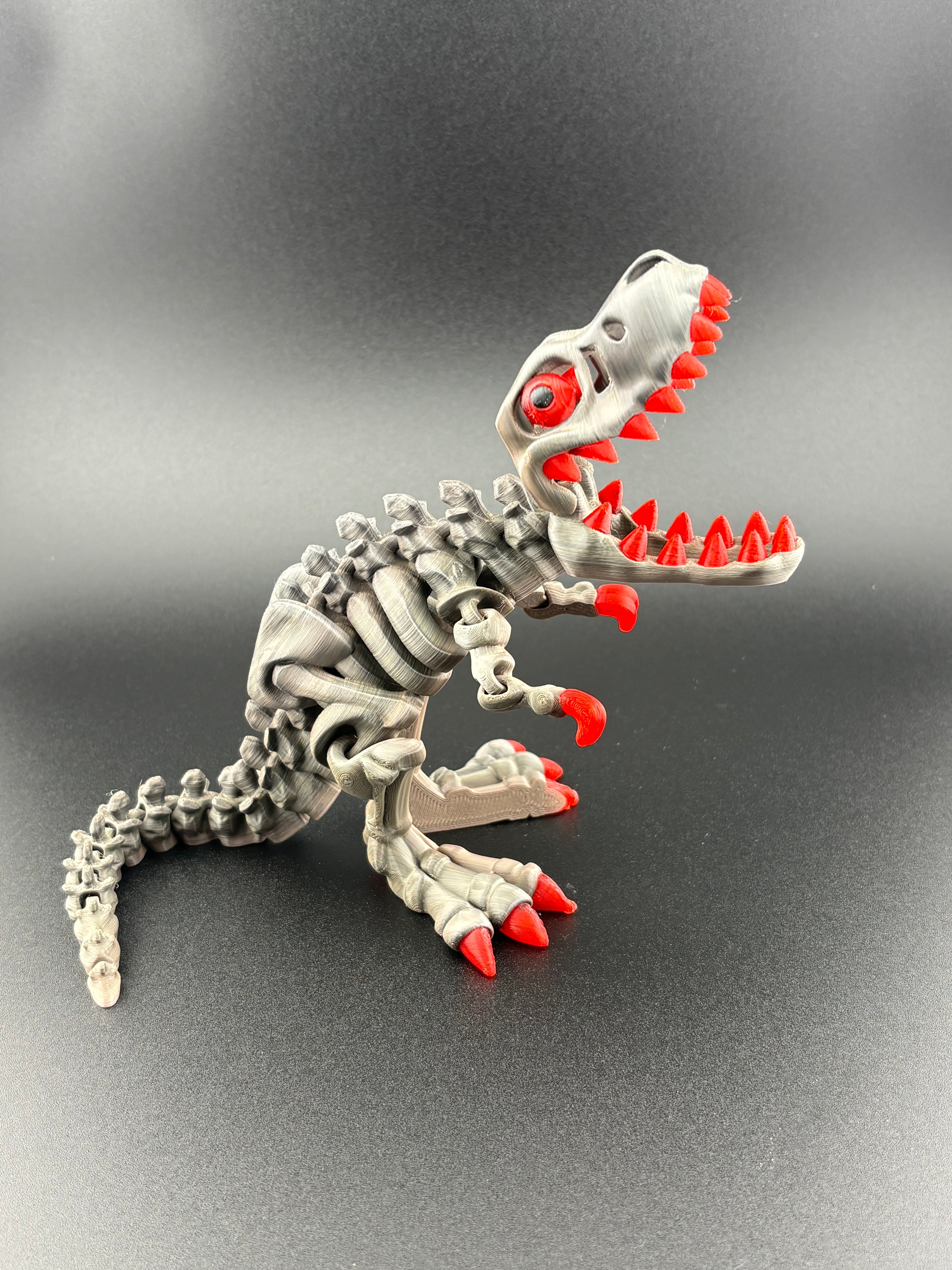 💀🦖 Uncover Prehistoric Power – The 3D Printed T-Rex Skeleton! 🦖💀