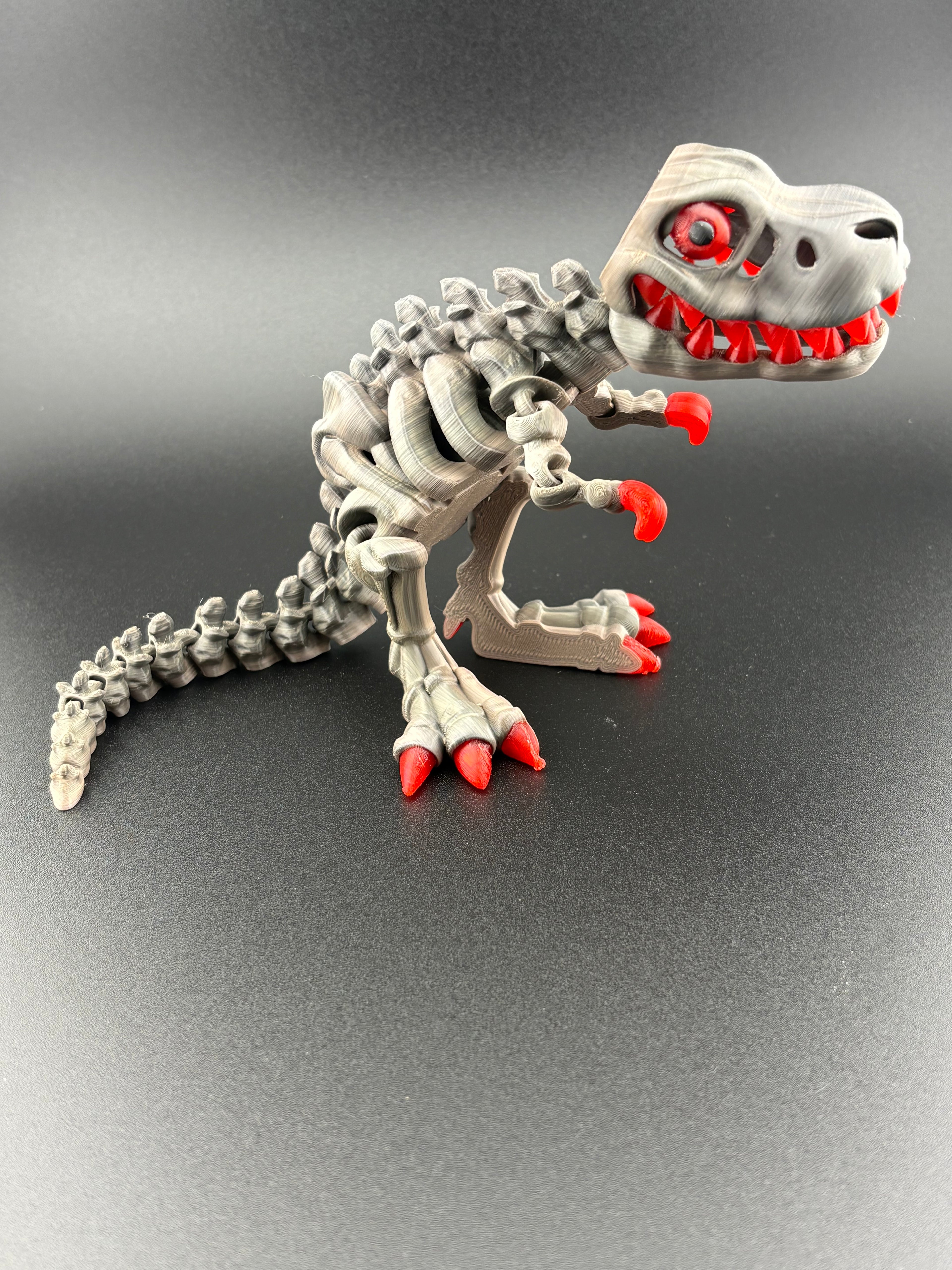 💀🦖 Uncover Prehistoric Power – The 3D Printed T-Rex Skeleton! 🦖💀